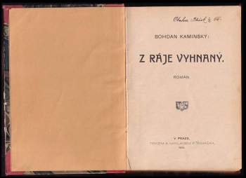 Bohdan Kaminský: Z ráje vyhnaný