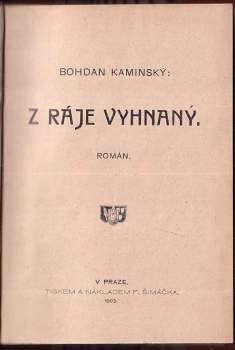 Bohdan Kaminský: Z ráje vyhnaný