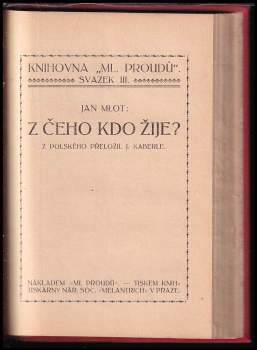Emil Špatný: Z rakouských žalářů + Pařížská komuna roku 1871 + Z čeho kdo žije? + Lidské jatky + Z čeho lidé bohatnou