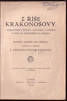 Ludmila Grossmannová Brodská: Z říše Krakonošovy