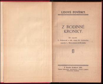Ludmila Grossmannová Brodská: Z rodinné kroniky