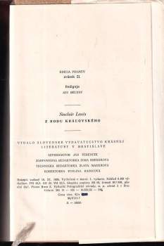 Sinclair Lewis: Z rodu kráľovského