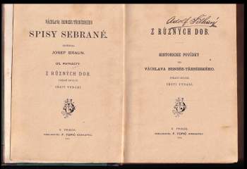 Václav Beneš-Třebízský: Z různých dob