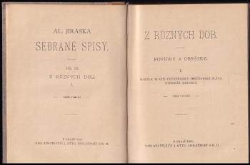 Alois Jirásek: Z různých dob
