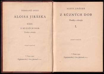 Alois Jirásek: Z různých dob