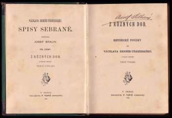 Václav Beneš-Třebízský: Z různých dob