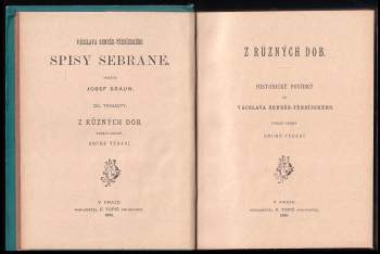 Václav Beneš-Třebízský: Z různých dob