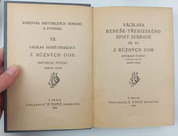 Václav Beneš-Třebízský: Z různých dob