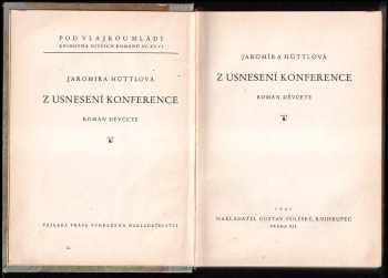 Jaromíra Hüttlová: Z usnesení konference