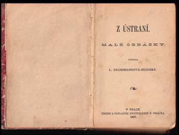 Ludmila Grossmannová Brodská: Z ústraní