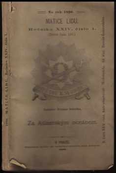 Za Atlantským oceánem : črty z cest po Severní Americe - Jan Wagner (1890, Spolek pro vydávání laciných knih českých) - ID: 2373242