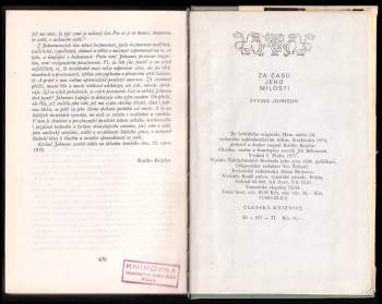 Eyvind Johnson: Za časů Jeho Milosti