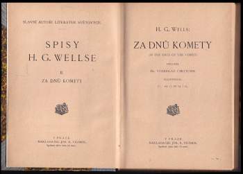H. G Wells: Za dnů komety