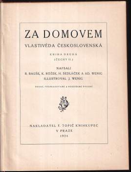 Bohumil Bauše: Za domovem