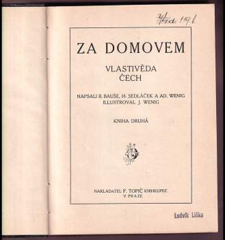 Adolf Wenig: Za domovem