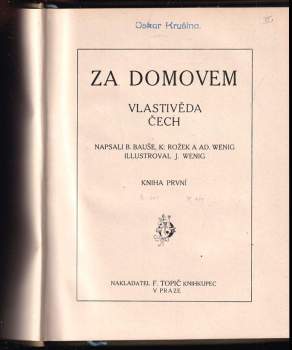 Adolf Wenig: Za domovem