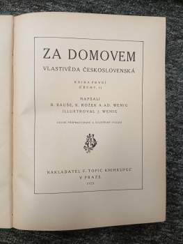 Adolf Wenig: Za domovem