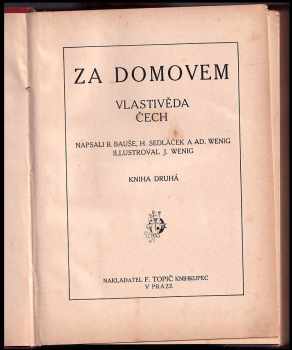 Adolf Wenig: Za domovem