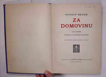 Rudolf Medek: Za domovinu