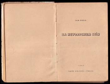 Jan Drejs: Za Heydrichem stín