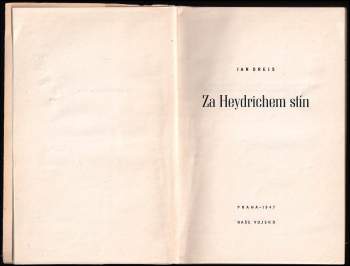 Jaroslav Andrejs: Za Heydrichem stín