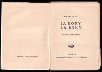 Viktor Hánek: Za hory, za řeky