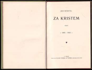 Jan Rokyta: Za Kristem
