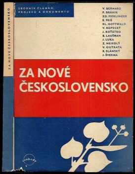 Za nové Československo