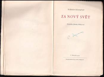 Stepan Petrovič Ščipačev: Za nový svět