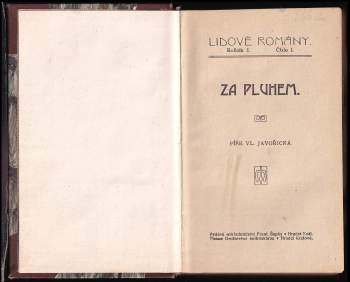 Vlasta Javořická: Za pluhem
