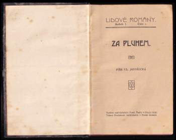 Vlasta Javořická: Za pluhem