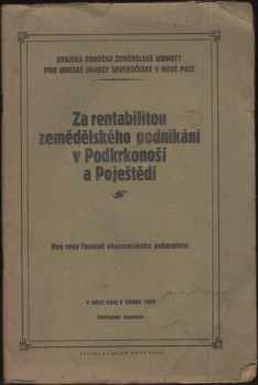 Za rentabilitou zemědělského podnikání v podkrkonoší a poještědí