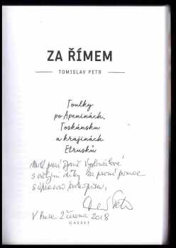 Tomislav Petr: Za Římem