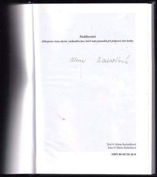 Alena Bartošíková: Za studánkami Bílých Karpat