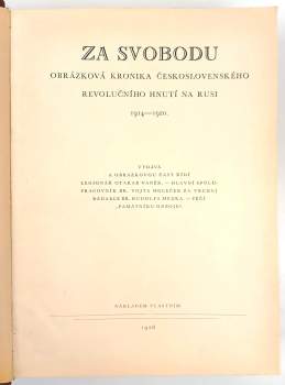 Tomáš Garrigue Masaryk: Za svobodu, KOMPLETN 4 SV., DÍL 1.-5.