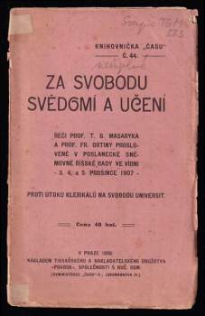 Za svobodu svědomí a učení