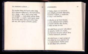 Jaroslav Vrchlický: Za trochu lásky