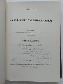 Karel Valta: Za ušlechtilým Příbramanem