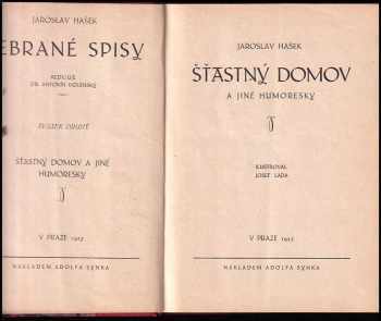Jaroslav Hašek: Štastný domov a jiné humoresky