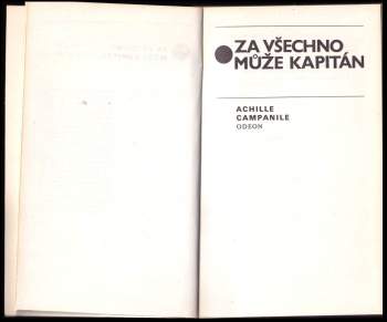 Achille Campanile: Za všechno může kapitán
