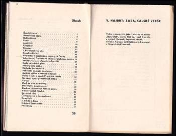 Václav Najbrt: Zabajkalské verše