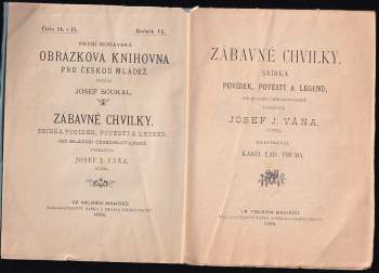 Josef Jaroslav Váňa-Mcelský: Zábavné chvilky