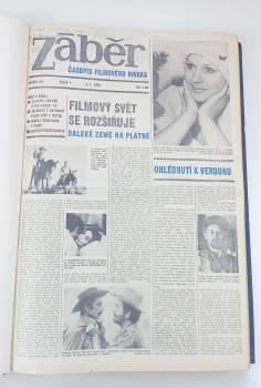 Jiří Hrbas: Záběr - časopis filmového diváka - ročník VII. - IX - 3 KOMPLETNÍ ROČNÍKY