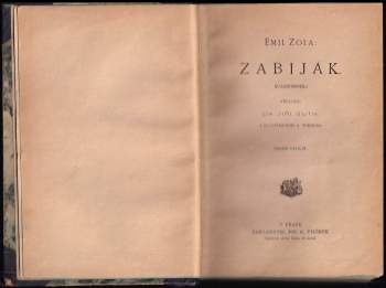 Émile Zola: Zabiják