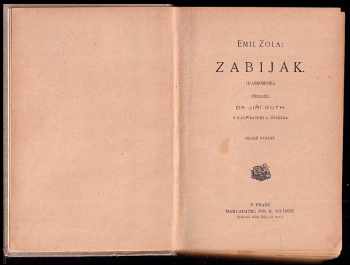 Émile Zola: Zabiják
