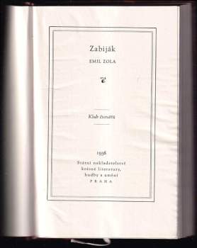 Émile Zola: Zabiják