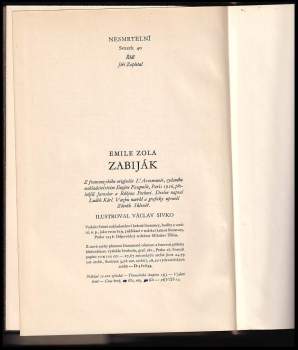 Émile Zola: Zabiják