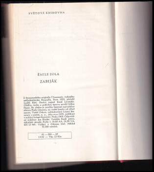 Émile Zola: Zabiják
