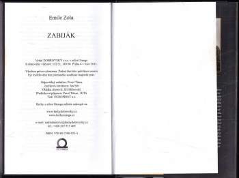Émile Zola: Zabiják