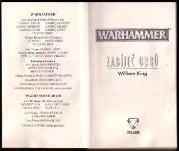 William King: Zabíječ obrů